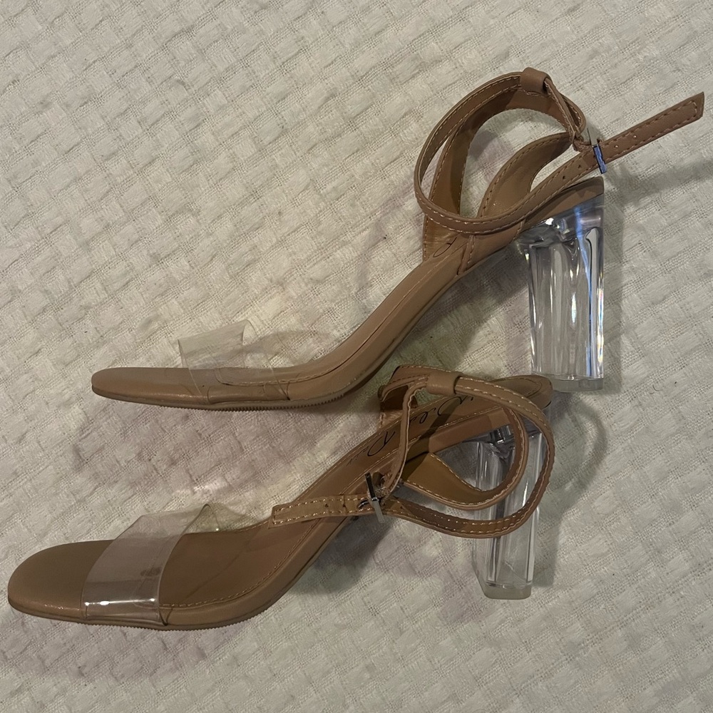 Clear heels